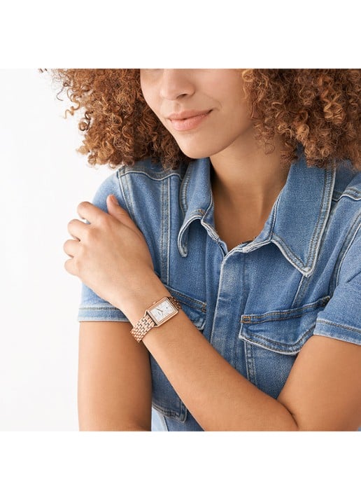 Fossil Raquel horloge ES5271 - detail 4 roségoud