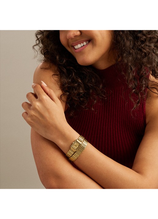 Fossil Raquel horloge ES5529 - detail 5 goud
