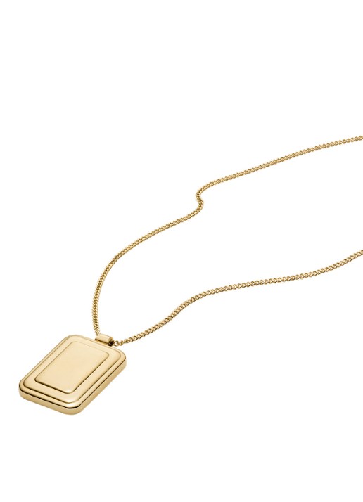 Fossil Raquel ketting JF04951710 - detail goud
