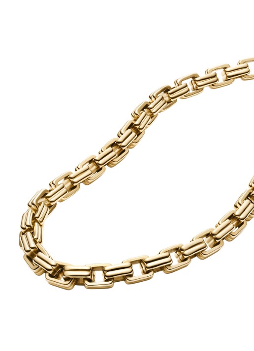Fossil Raquel ketting JF04954710 - detail goud