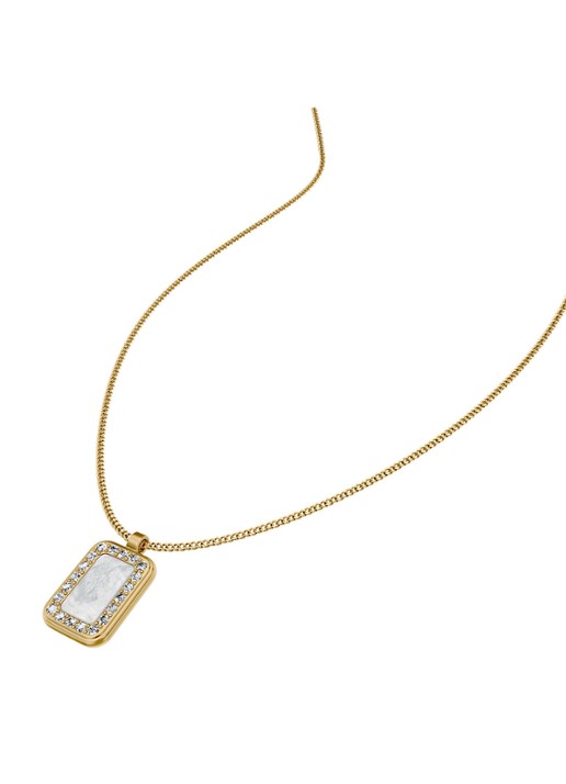 Fossil Raquel ketting JF04997710 - detail goud