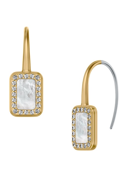 Fossil Raquel oorhangers JF04999710 - detail 2 goud