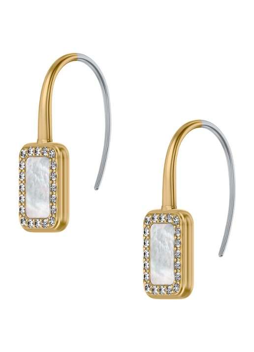 Fossil Raquel oorhangers JF04999710 - detail 3 goud
