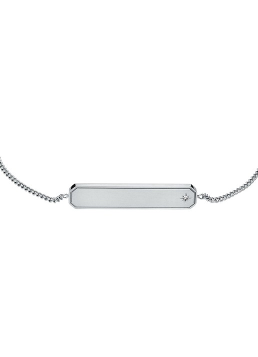 Fossil Sadie armband JF04929040 - detail zilver