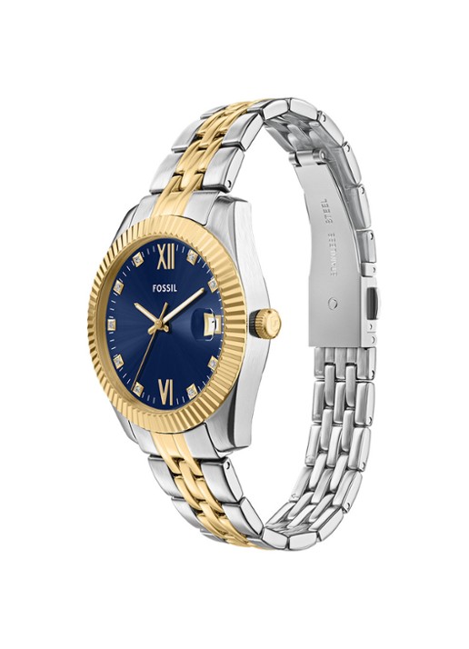 Fossil Scarlette horloge ES5443 - detail 4 zilver