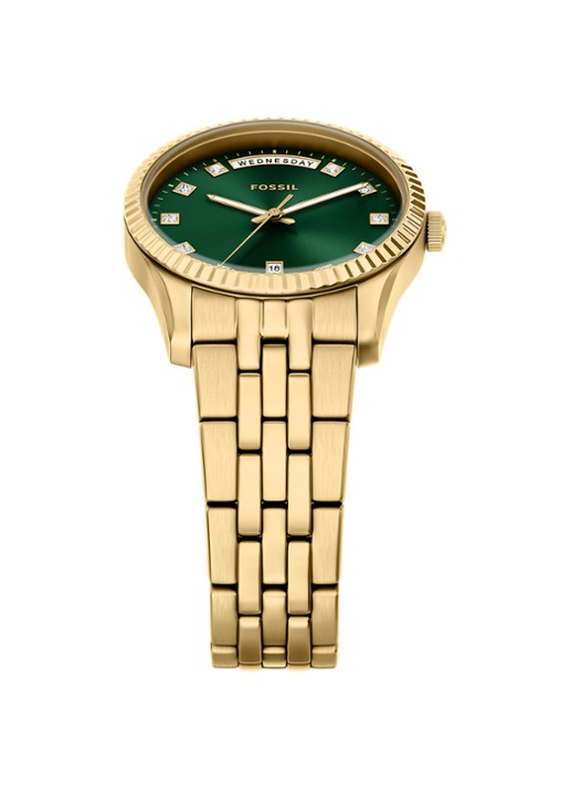 Fossil Scarlette horloge ES5460 - detail 3 goud