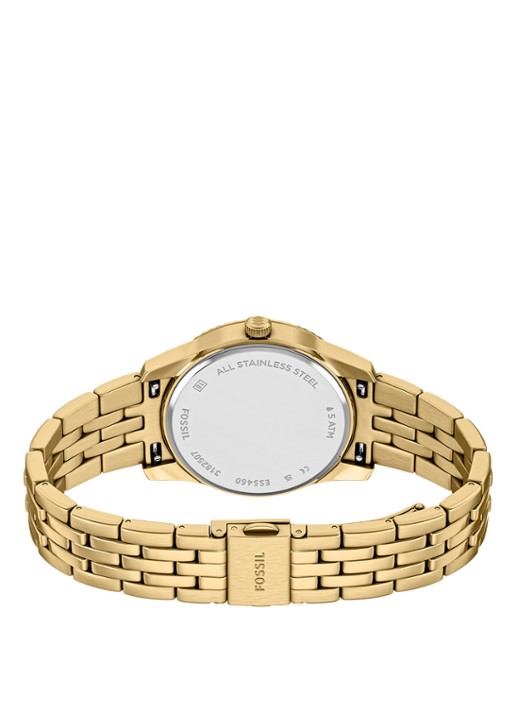 Fossil Scarlette horloge ES5460 - detail 4 goud