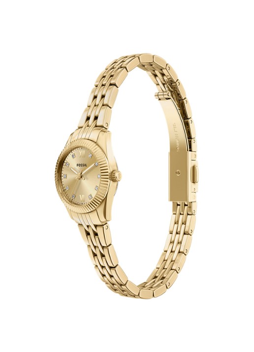 Fossil Scarlette horloge ES5474 - detail 4 goud