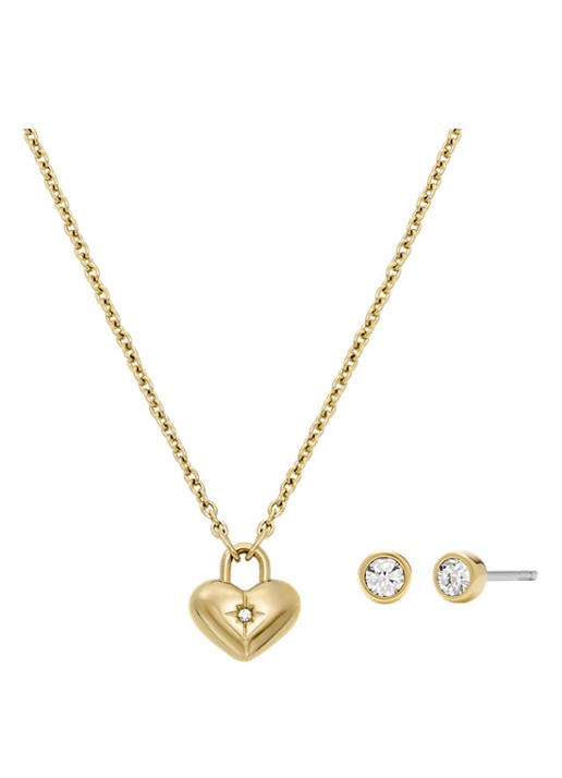 Fossil Set van ketting en oorknopjes JF04881SET