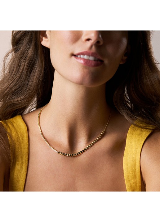 Fossil Sutton ketting JA7302710 - detail 6 goud