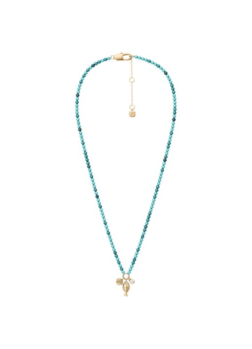 Fossil Sutton ketting  JA7318710 - detail 3 goud