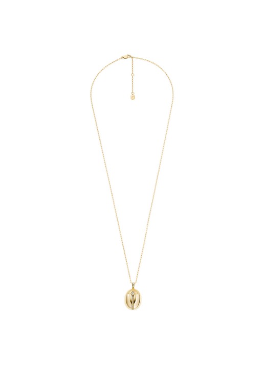 Fossil Sutton ketting JF04962710 - detail 2 goud