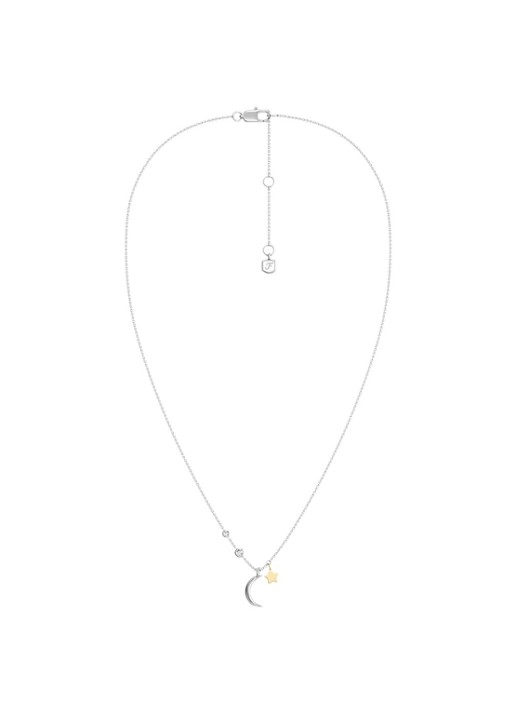 Fossil Sutton ketting met zirkonia JF05036998 - detail 2 zilver