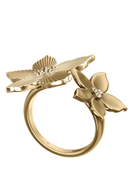Fossil Sutton ringen JF04974710 - detail 2 goud