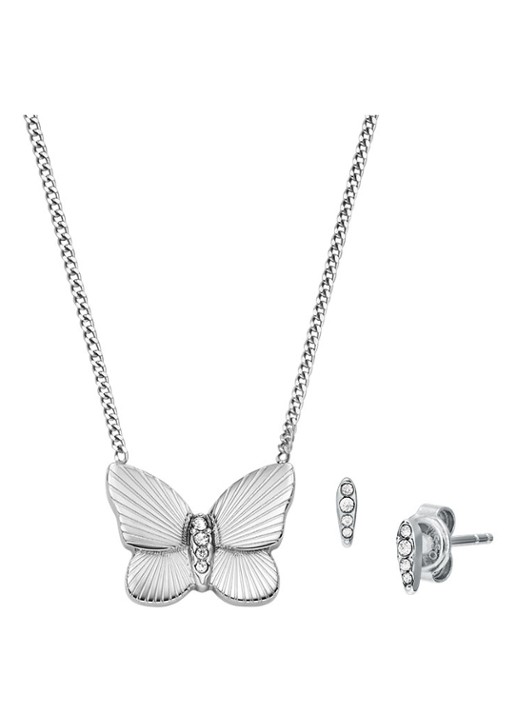 Fossil Sutton set van ketting en oorstekers JF04935SET