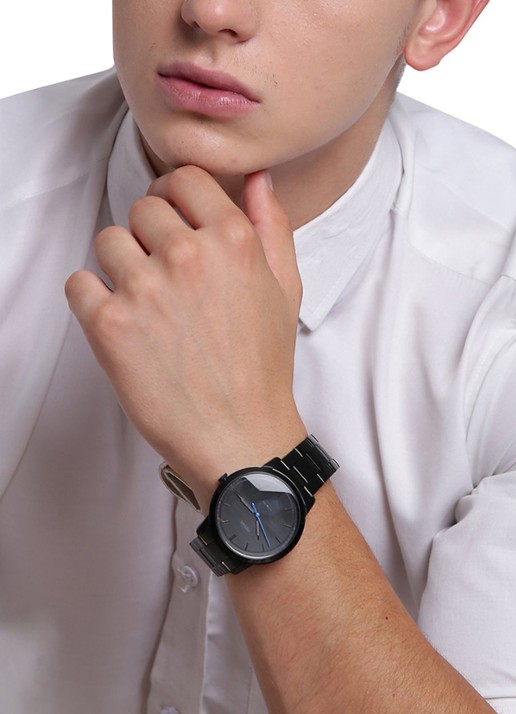 Fossil The Minimalist horloge FS5308 - detail 5 zwart