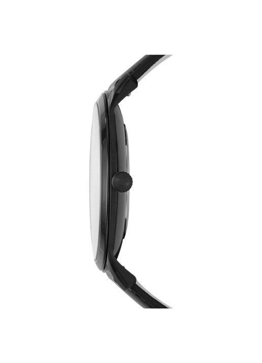Fossil The Minimalist Mono horloge FS5447 - detail zwart
