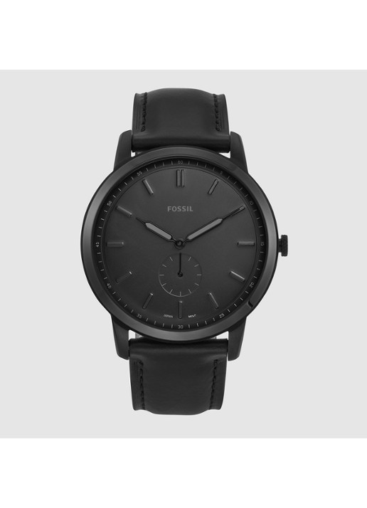 Fossil The Minimalist Mono horloge FS5447 - detail 2 zwart