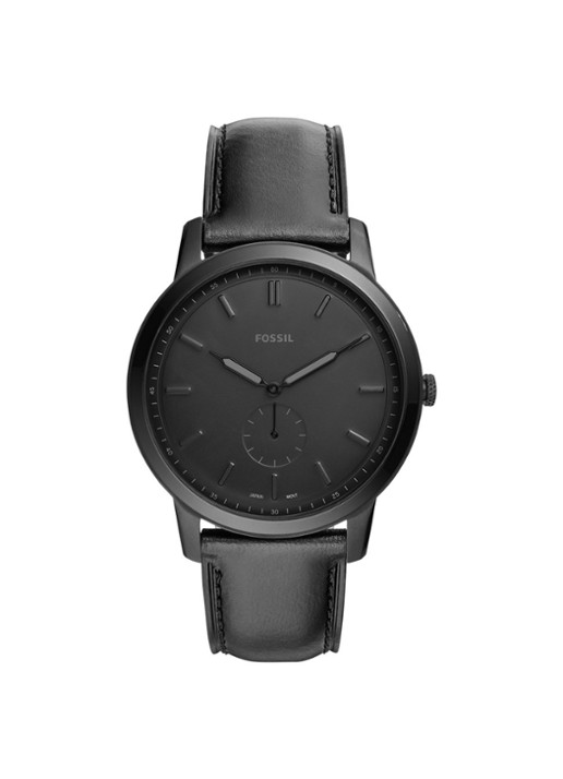 Fossil The Minimalist Mono horloge FS5447 - detail 4 zwart