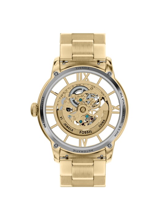 Fossil Townsman horloge ME3280 - detail 4 goud