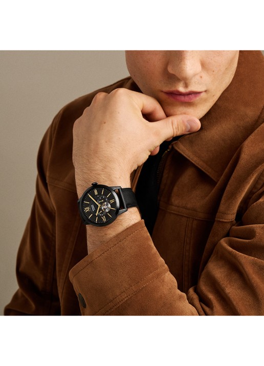 Fossil Townsman horloge ME3290 - detail 5 zwart
