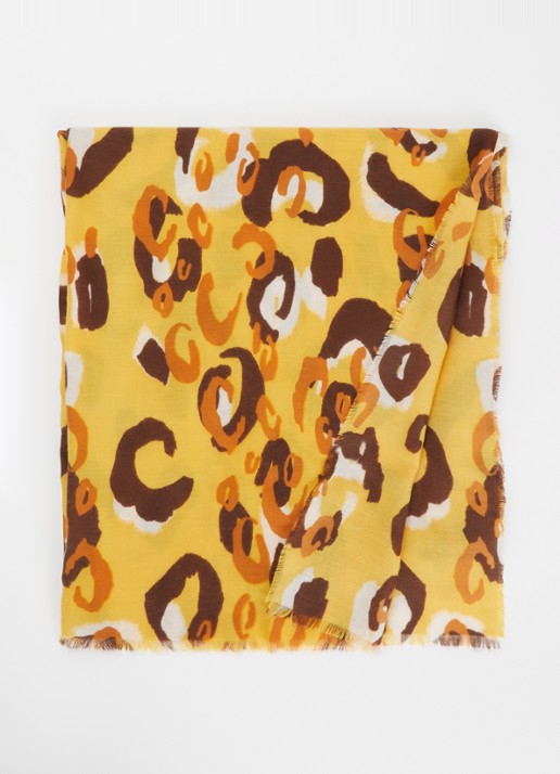Fraas Sjaal met dierenprint 70 x 190 cm