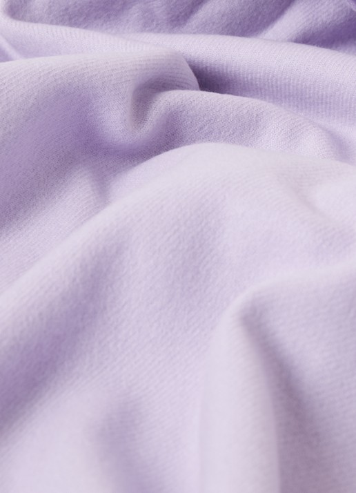 Fraas Sjaal met franjes 200 x 35 cm  - detail 3 lavendel