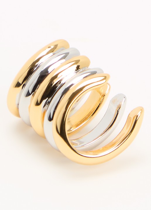 Franky Amsterdam Alba ear cuff verguld - detail 3 goud