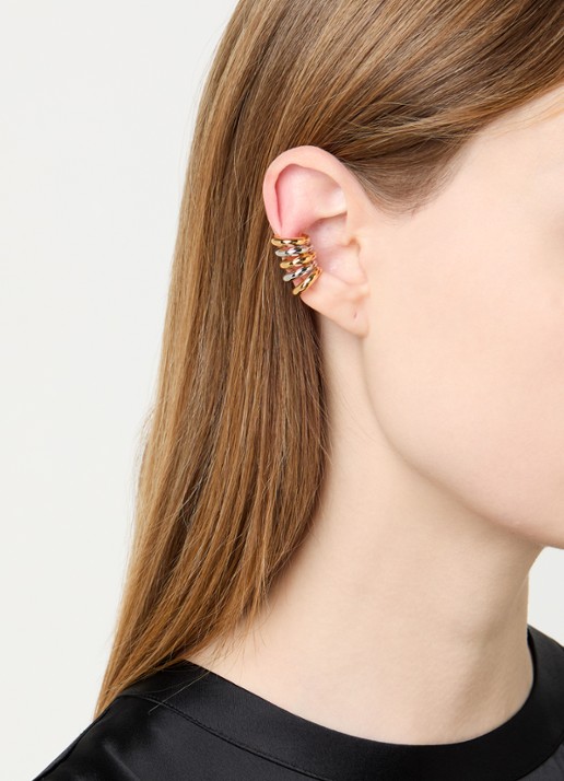 Franky Amsterdam Alba ear cuff verguld - voorkant 2 goud
