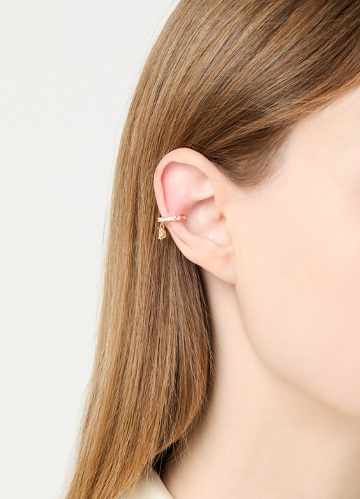 Franky Amsterdam Chloe ear cuff verguld - voorkant 4 goud