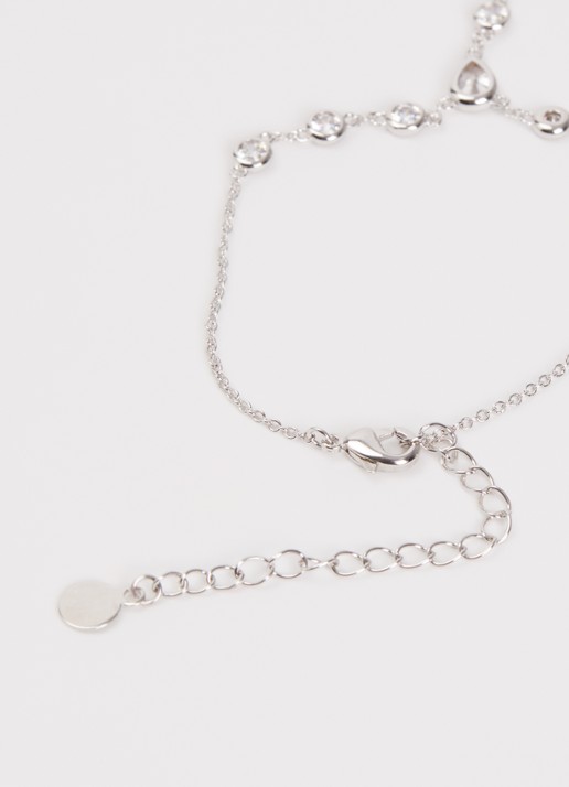 Franky Amsterdam De aurelia armband met kristal - detail 2 zilver