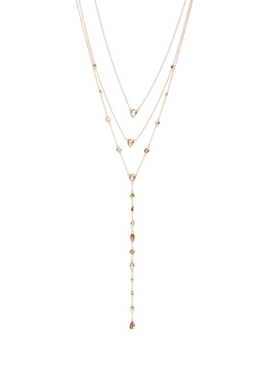 Franky Amsterdam De Aurelia Hazel armband met kristal - voorkant goud