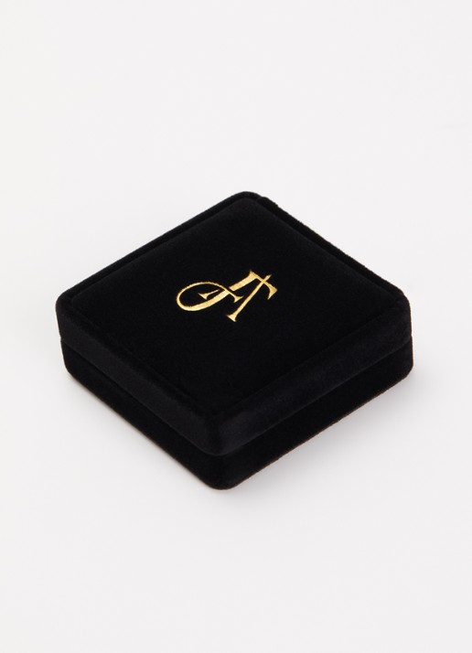 Franky Amsterdam The Gia oorstekers verguld - detail 4 zilver