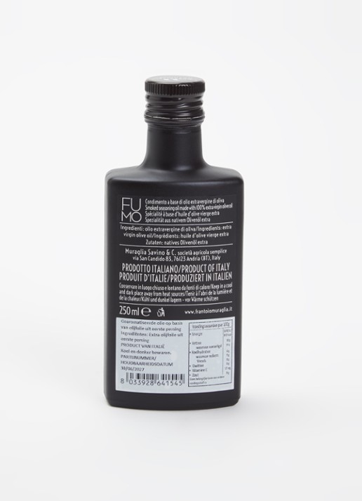 Frantoio Muraglia FUMO gerookte extra vierge olijfolie 200 ml - voorkant 2 undefined