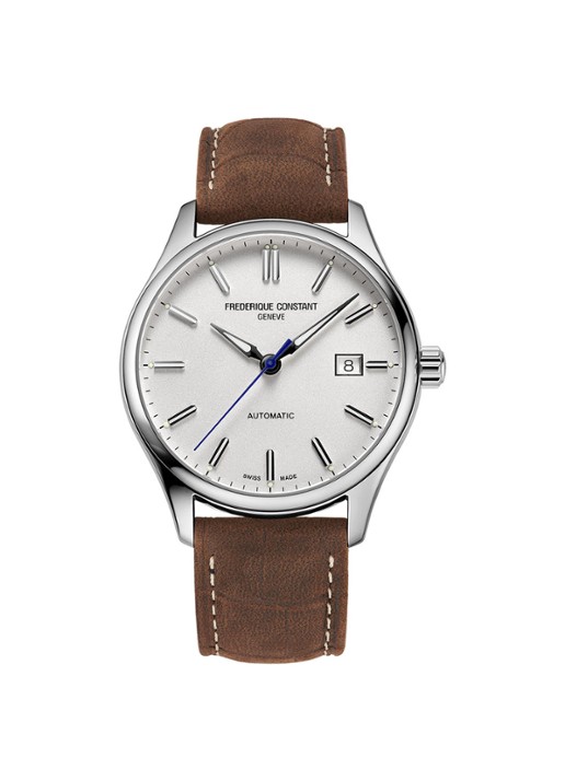 Frederique Constant Classic Index Automatic horloge FC-303NS5B6 - voorkant 2 zilver