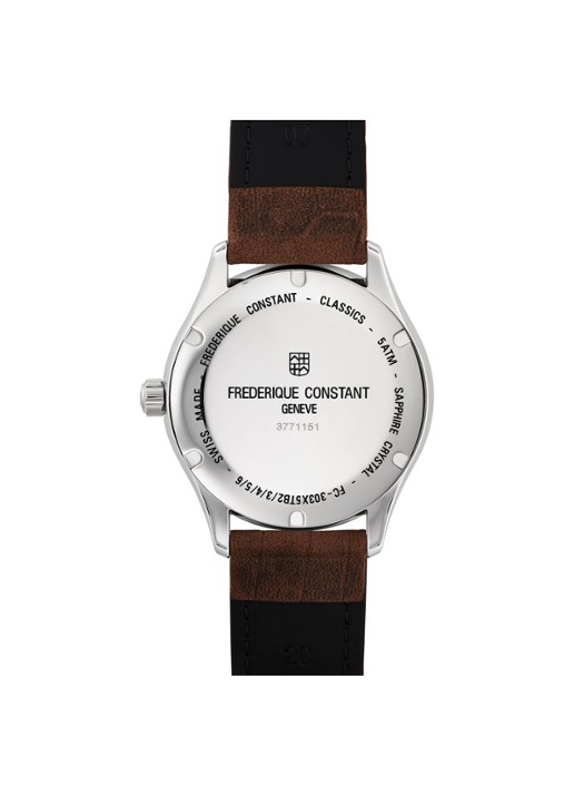 Frederique Constant Classic Index Automatic horloge FC-303NS5B6 - voorkant 3 zilver