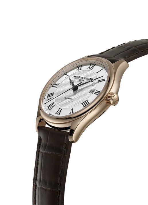 Frederique Constant Classic Slimline Gents Small Seconds horloge FC-245M5S5 - detail 2 roségoud