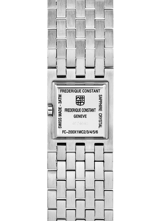 Frederique Constant Classics Manchette horloge FC-200WR1MC6B - detail 4 zilver