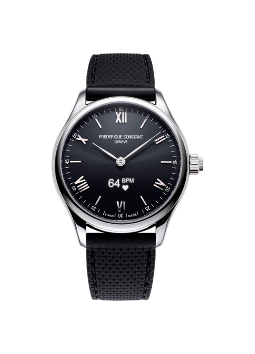 Frederique Constant Vitality Gents hybride smartwatch FC-287B5B6 - voorkant 3 zilver
