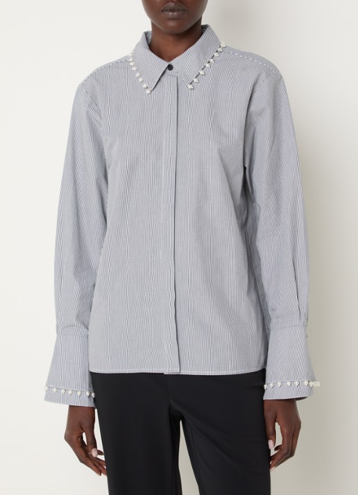 French Connection Cambria blouse met streepprint
