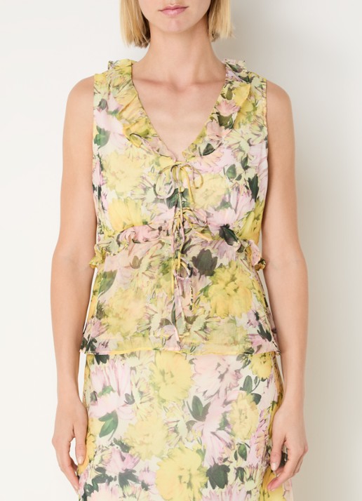 French Connection Carla Emina top met bloemenprint
