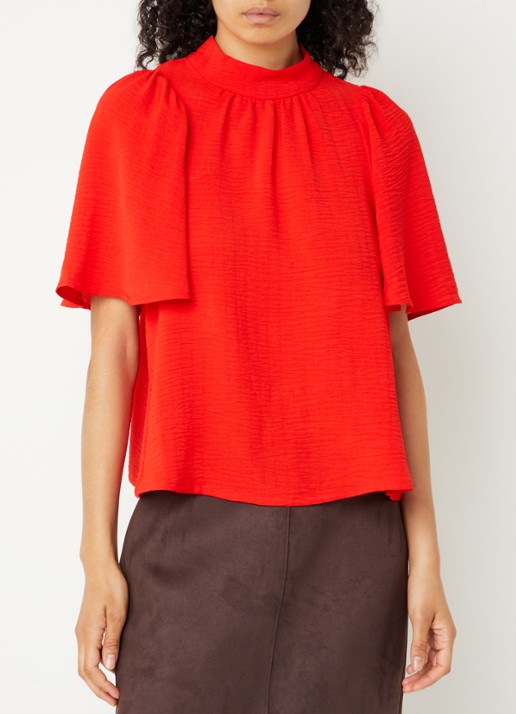 French Connection Codie top met pofmouw
