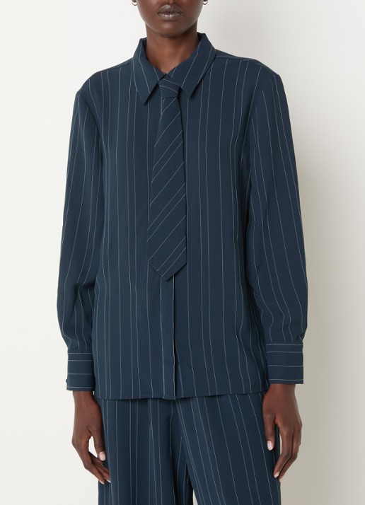 French Connection Erma blouse met krijtstreep