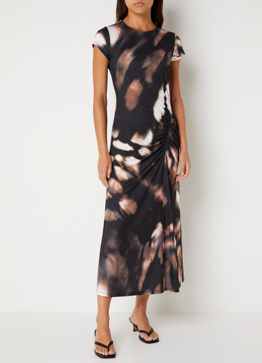 French Connection Josephine Maxine midi jurk met print
