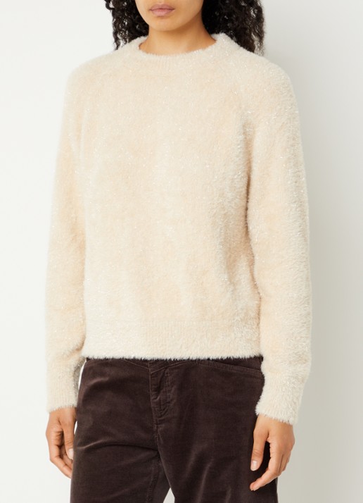 French Connection Logen grofgebreide trui met lurex
