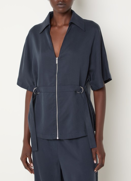 French Connection Yassie blouse met ceintuur