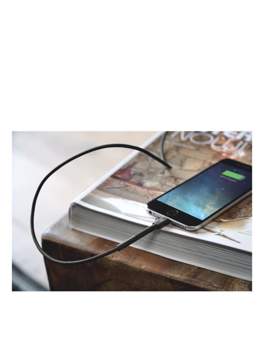Fresh 'n Rebel USB Lightning kabel voor iOs apparaten 1.5 M - detail 3 donkergrijs