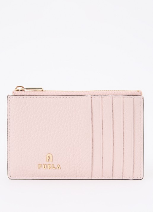FURLA Camelia M pasjeshouder van leer - voorkant lichtroze