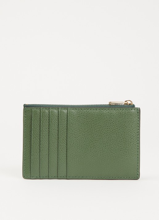 FURLA Camelia M pasjeshouder van leer - achterkant groen