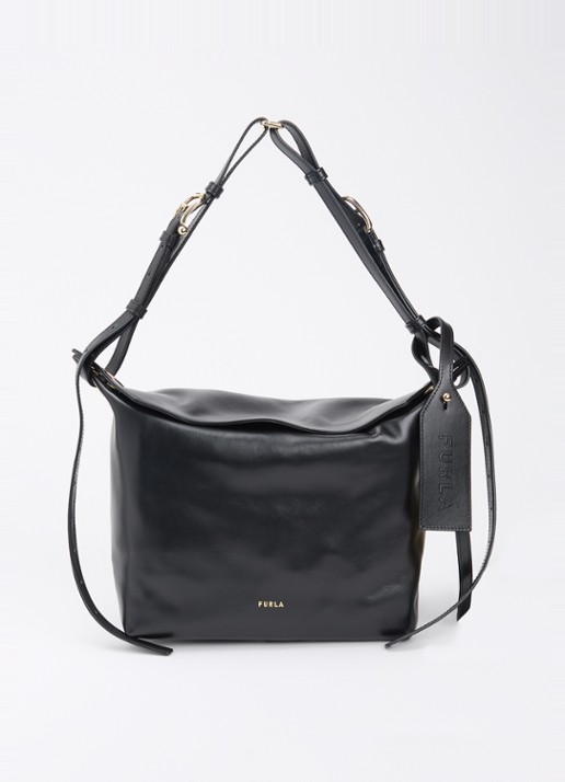 FURLA Ginevra M schoudertas van leer